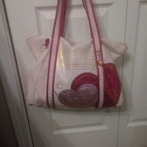 Coach poppy heart handbag